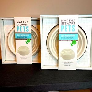⭐️Host Pick⭐️🐾Martha Stewart Pets/Easy-measure bowls, 1/2, 1 & 1 1/2cup tiers